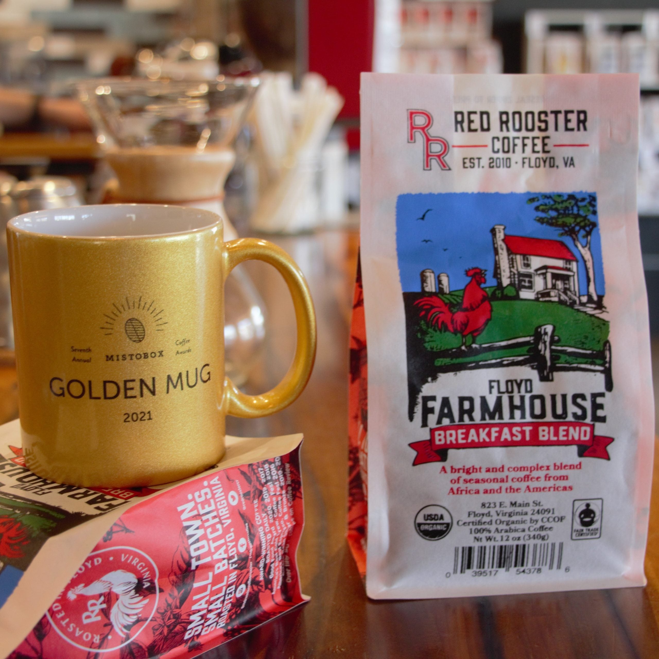 Organic Floyd Farmhouse Breakfast Blend Balanced Craft Coffee Beans