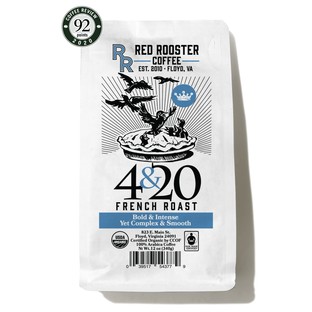 Organic 4&20 French Roast Balanced Craft Coffee Beans