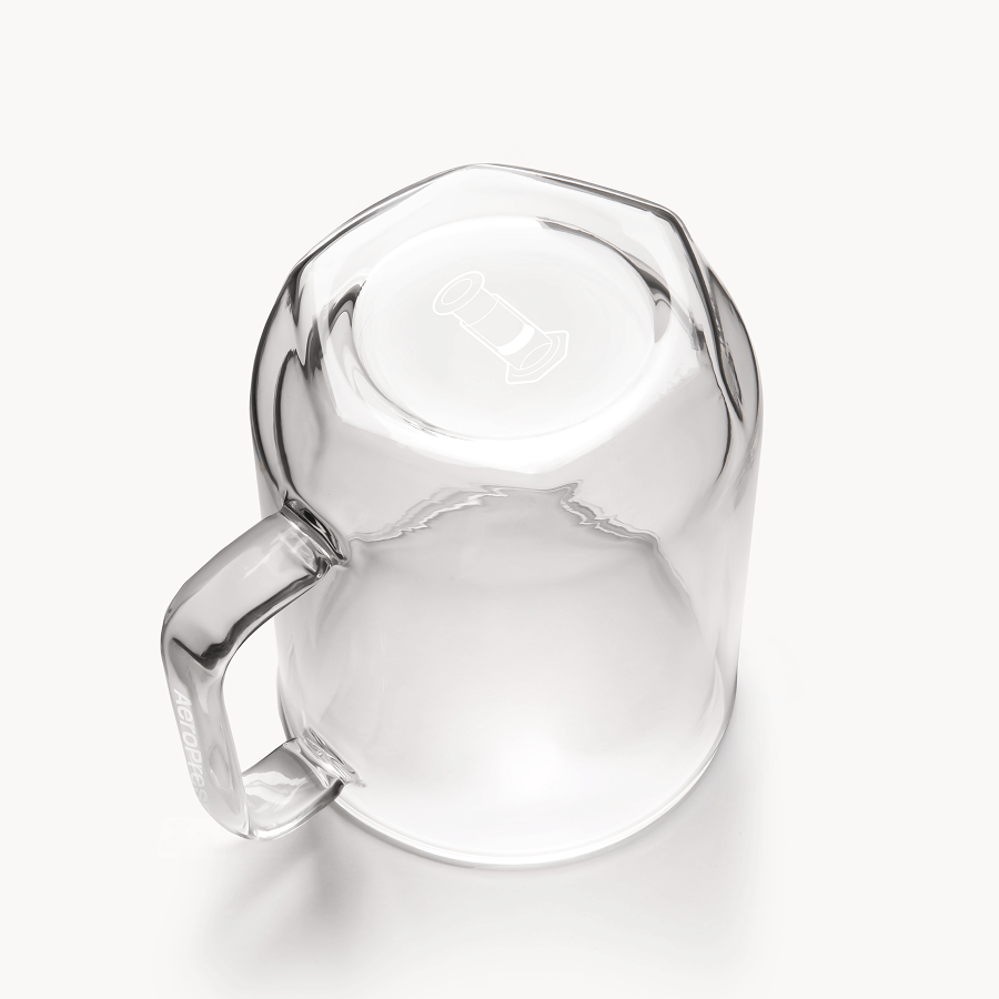 AeroPress Double Wall Glass Coffee Mug - 2 Pack Clear Coffee Mug Set
