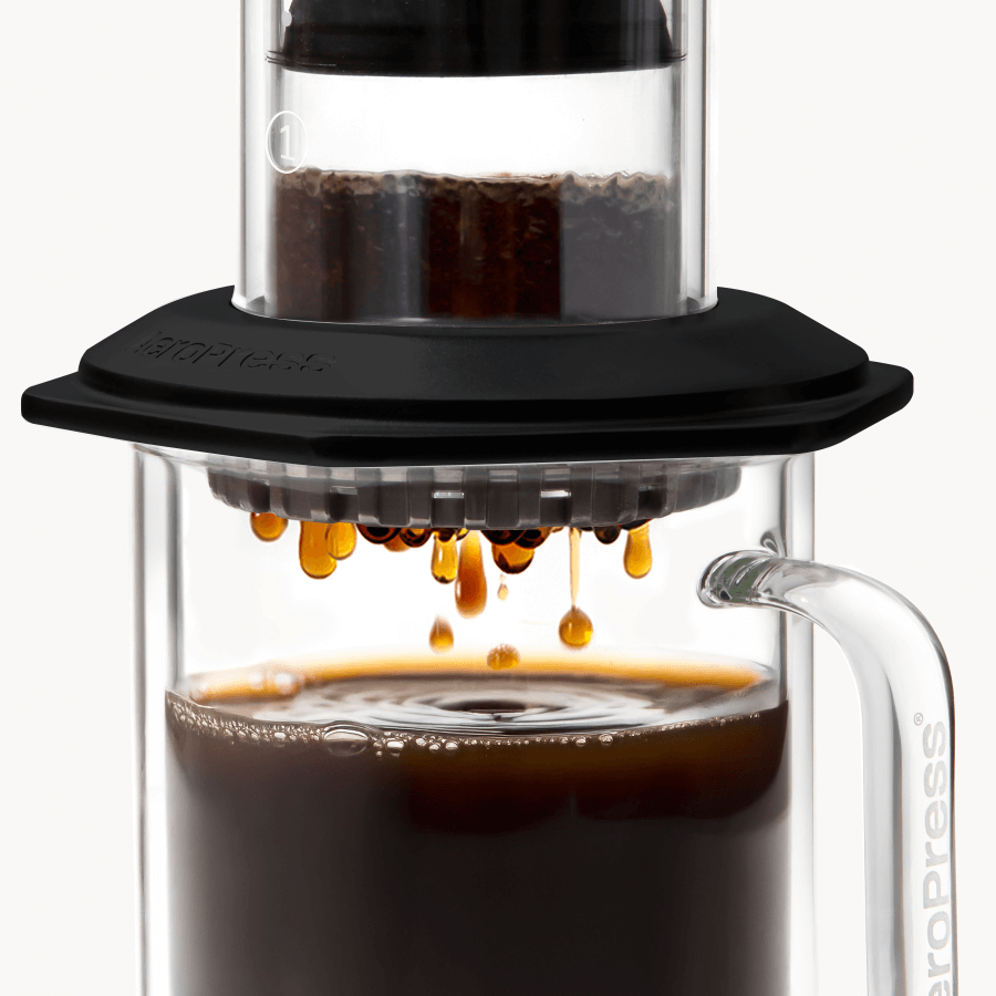 AeroPress Double Wall Glass Coffee Mug - 2 Pack Clear Coffee Mug Set