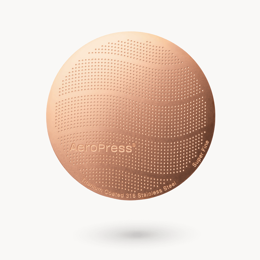 AeroPress Gold Tone Filter - Standard Travel Ready Coffee Maker