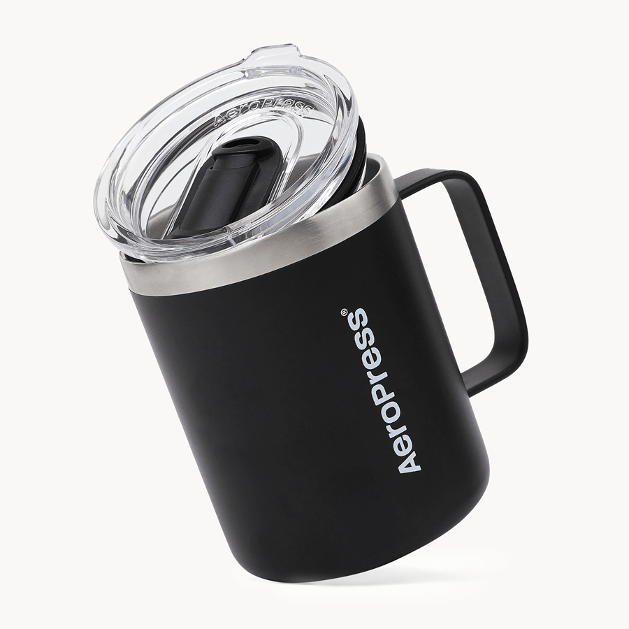 AeroPress Travel Coffee Mug - Stainless Steel Clear Coffee Mug Set