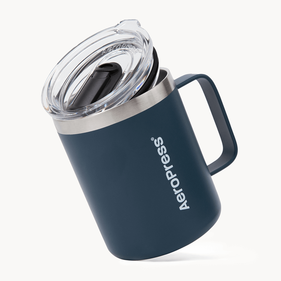 AeroPress Travel Coffee Mug - Stainless Steel Clear Coffee Mug Set