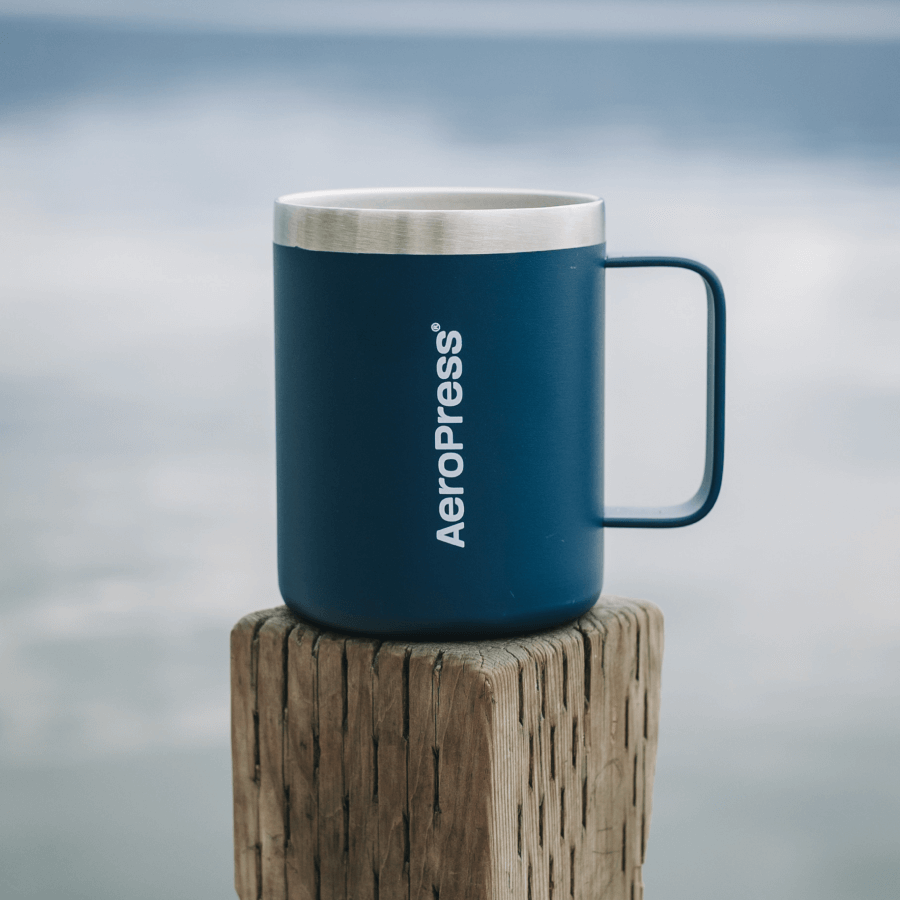 AeroPress Travel Coffee Mug - Stainless Steel Clear Coffee Mug Set