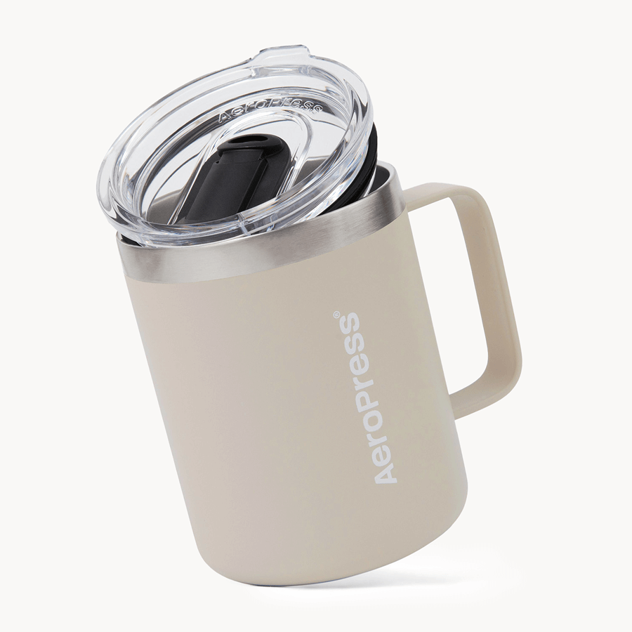 AeroPress Travel Coffee Mug - Stainless Steel Clear Coffee Mug Set
