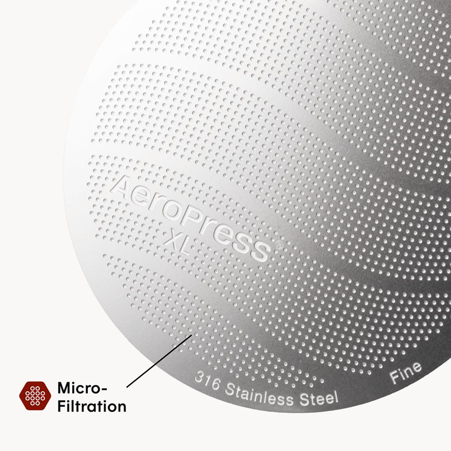 AeroPress Stainless Steel Filter - XL Coffee Maker Filter Part