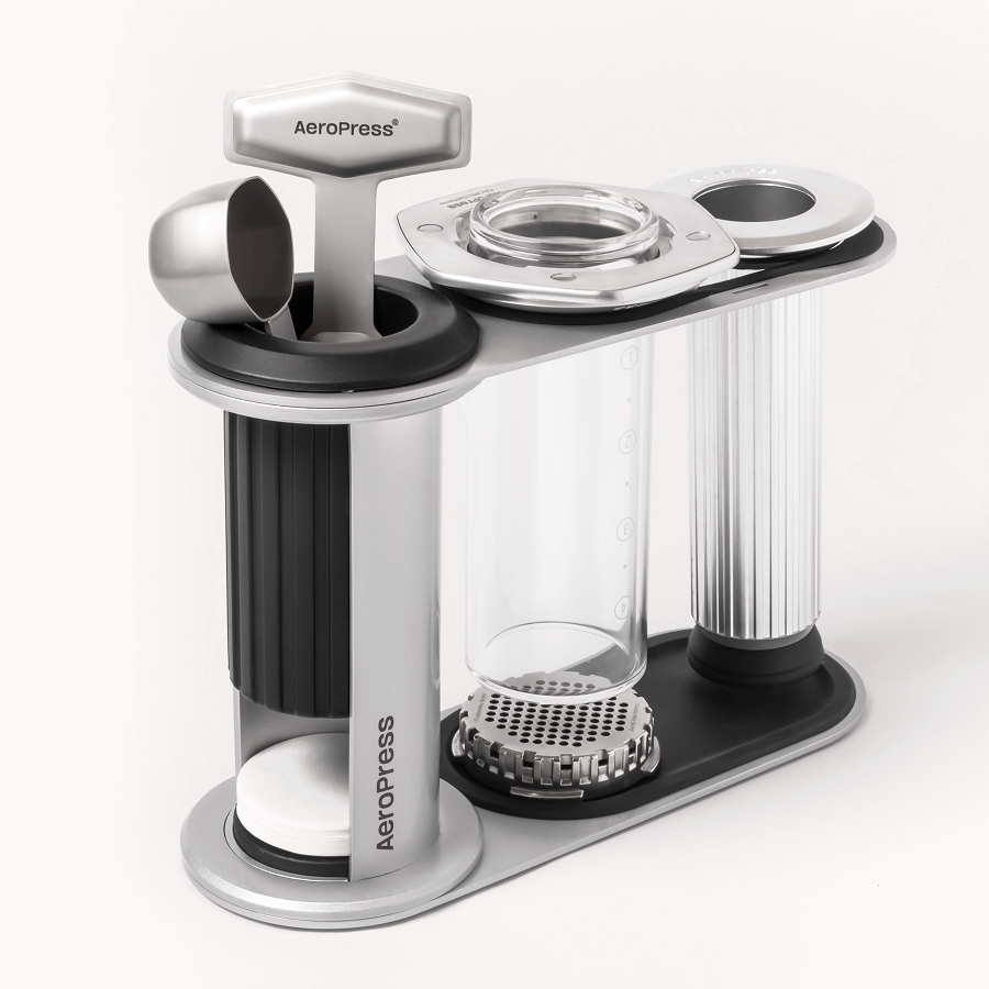 AeroPress Organizer Stand - Stainless Steel Neat Brew Setup Organizer
