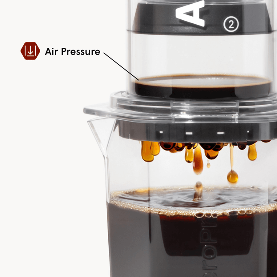 AeroPress Coffee Maker - Clear XL Big Batch Coffee Press