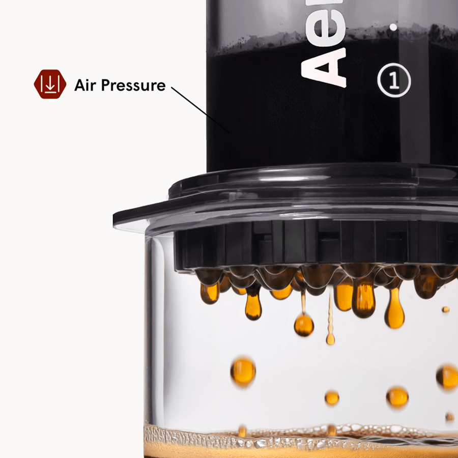 AeroPress Coffee Maker - Clear & Colors Modern Clear Coffee Press