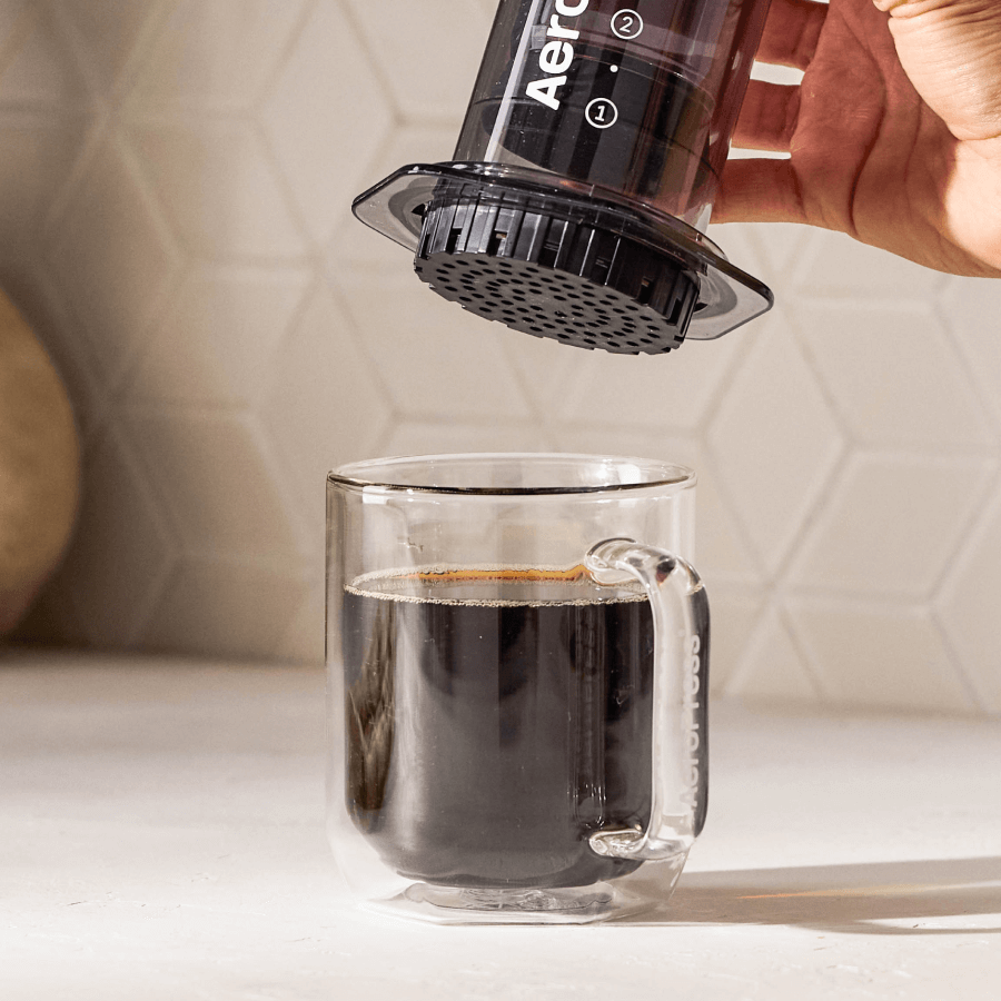AeroPress Coffee Maker - Clear & Colors Modern Clear Coffee Press