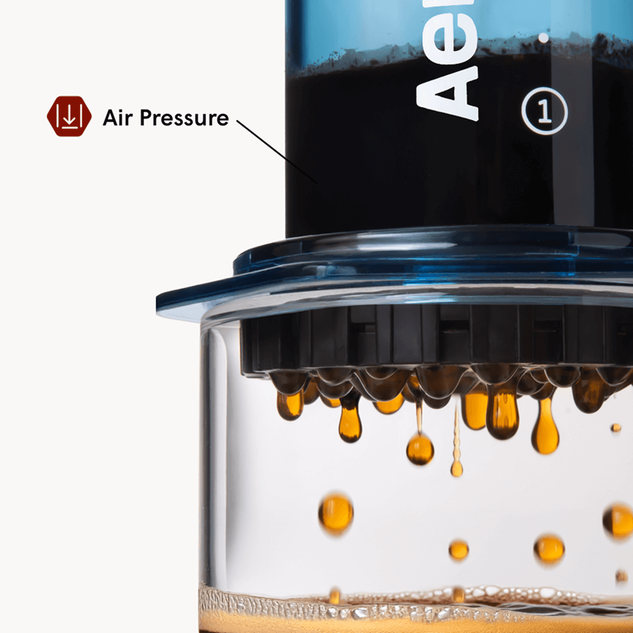 AeroPress Coffee Maker - Clear & Colors Modern Clear Coffee Press