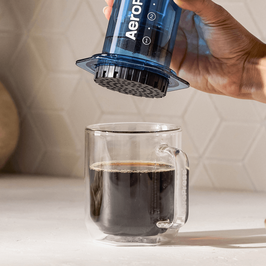 AeroPress Coffee Maker - Clear & Colors Modern Clear Coffee Press