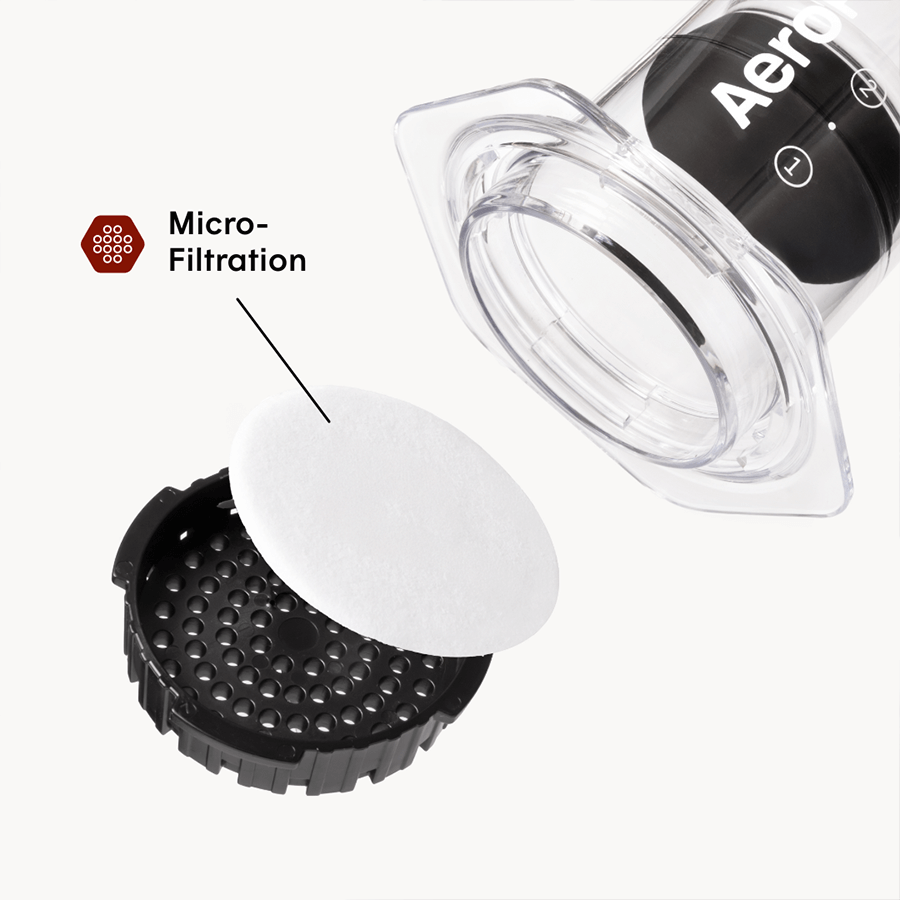 AeroPress Coffee Maker - Clear & Colors Modern Clear Coffee Press