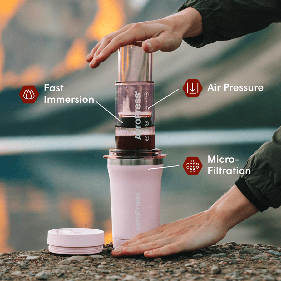 AeroPress Coffee Maker - Go Plus Travel Ready Coffee Maker
