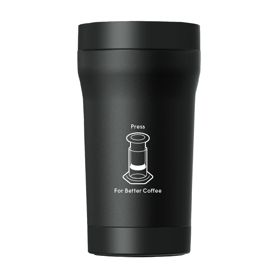 AeroPress Travel Coffee Tumbler - Stainless Steel Clear Coffee Mug Set