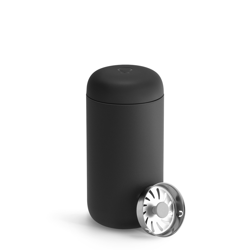 Fellow Carter Move Mug + Splash Guard Clear Coffee Mug Set