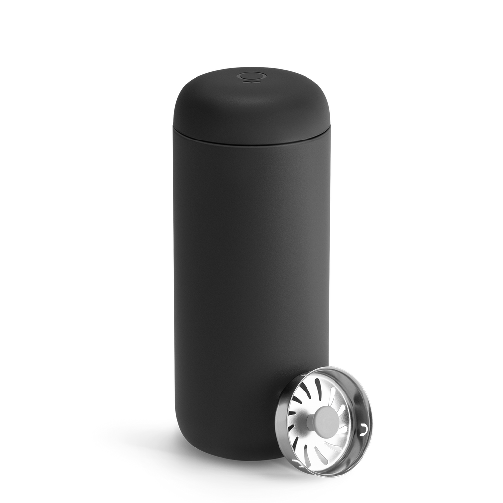 Fellow Carter Move Mug + Splash Guard Clear Coffee Mug Set