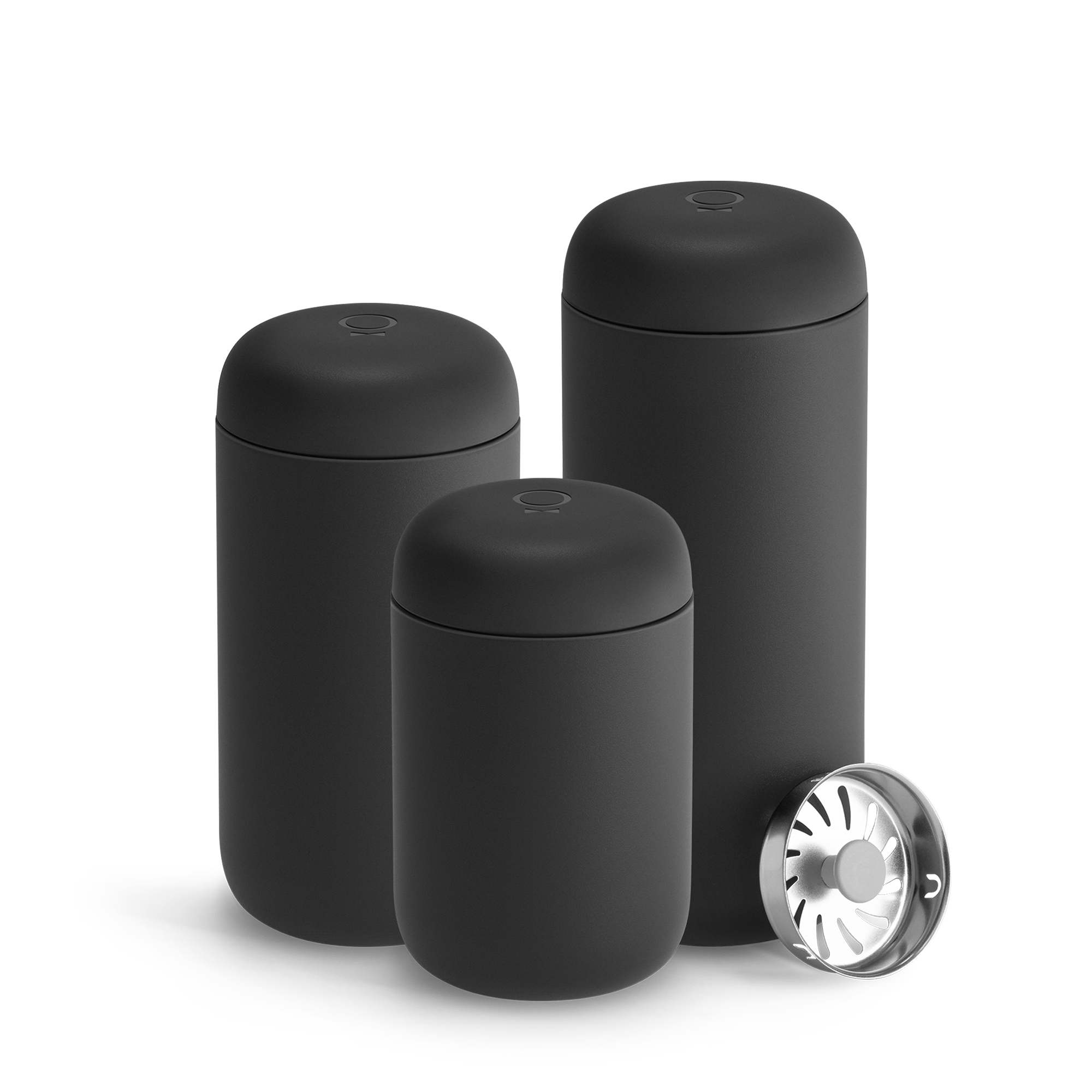 Fellow Carter Move Mug + Splash Guard Clear Coffee Mug Set