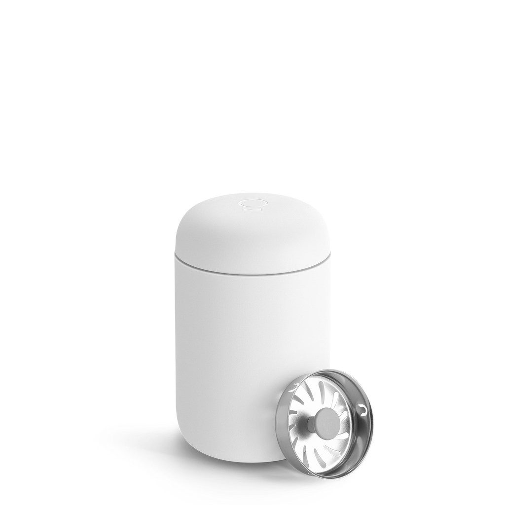 Fellow Carter Move Mug + Splash Guard Clear Coffee Mug Set