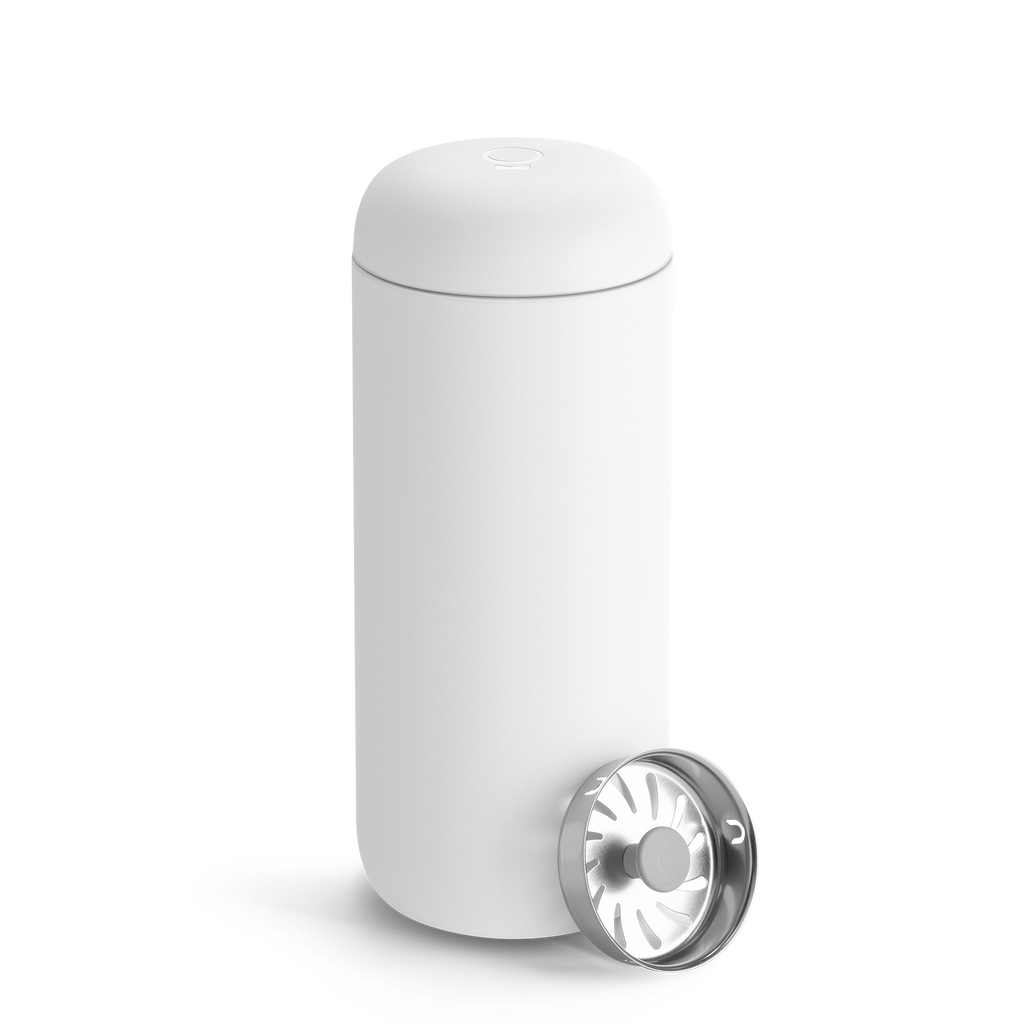 Fellow Carter Move Mug + Splash Guard Clear Coffee Mug Set