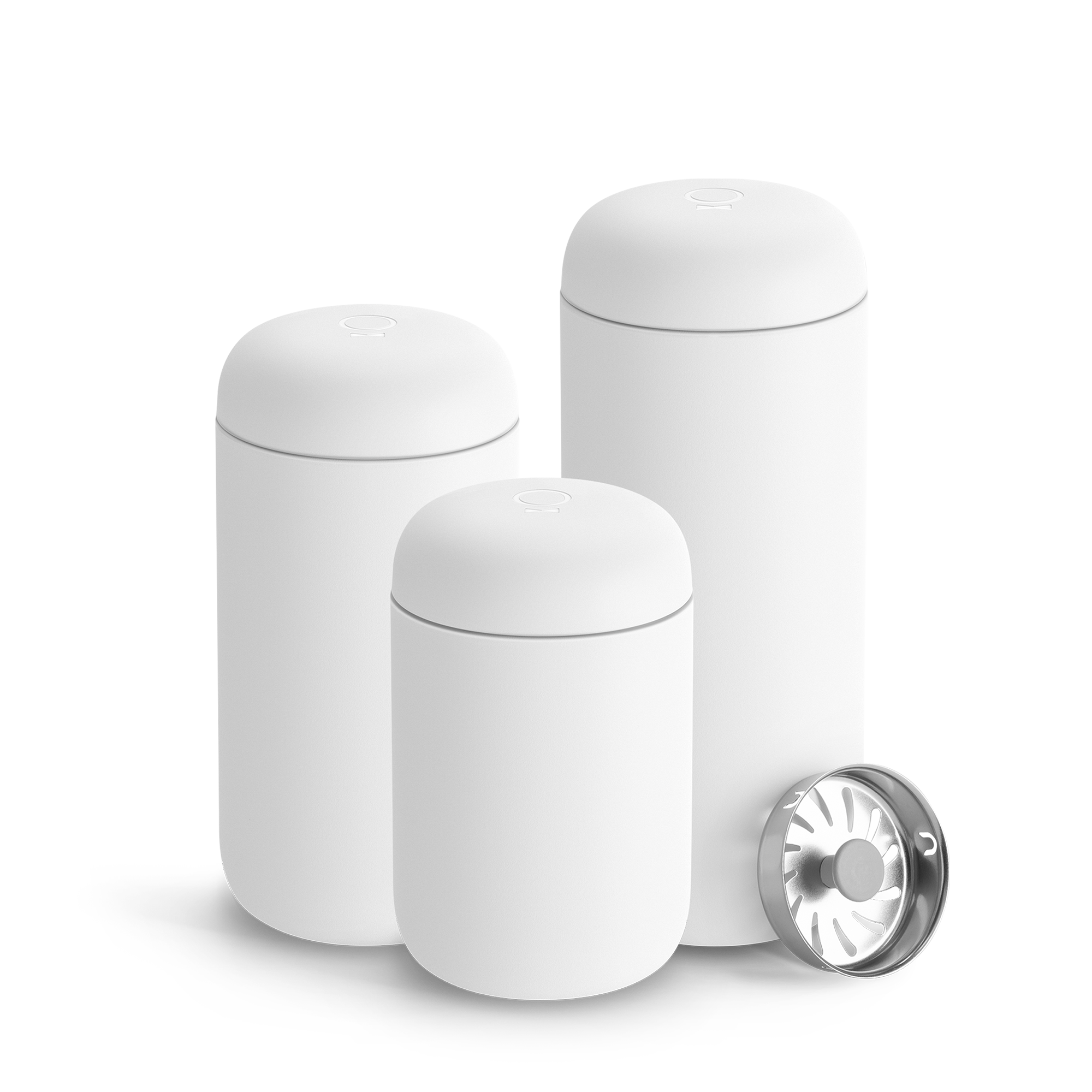 Fellow Carter Move Mug + Splash Guard Clear Coffee Mug Set