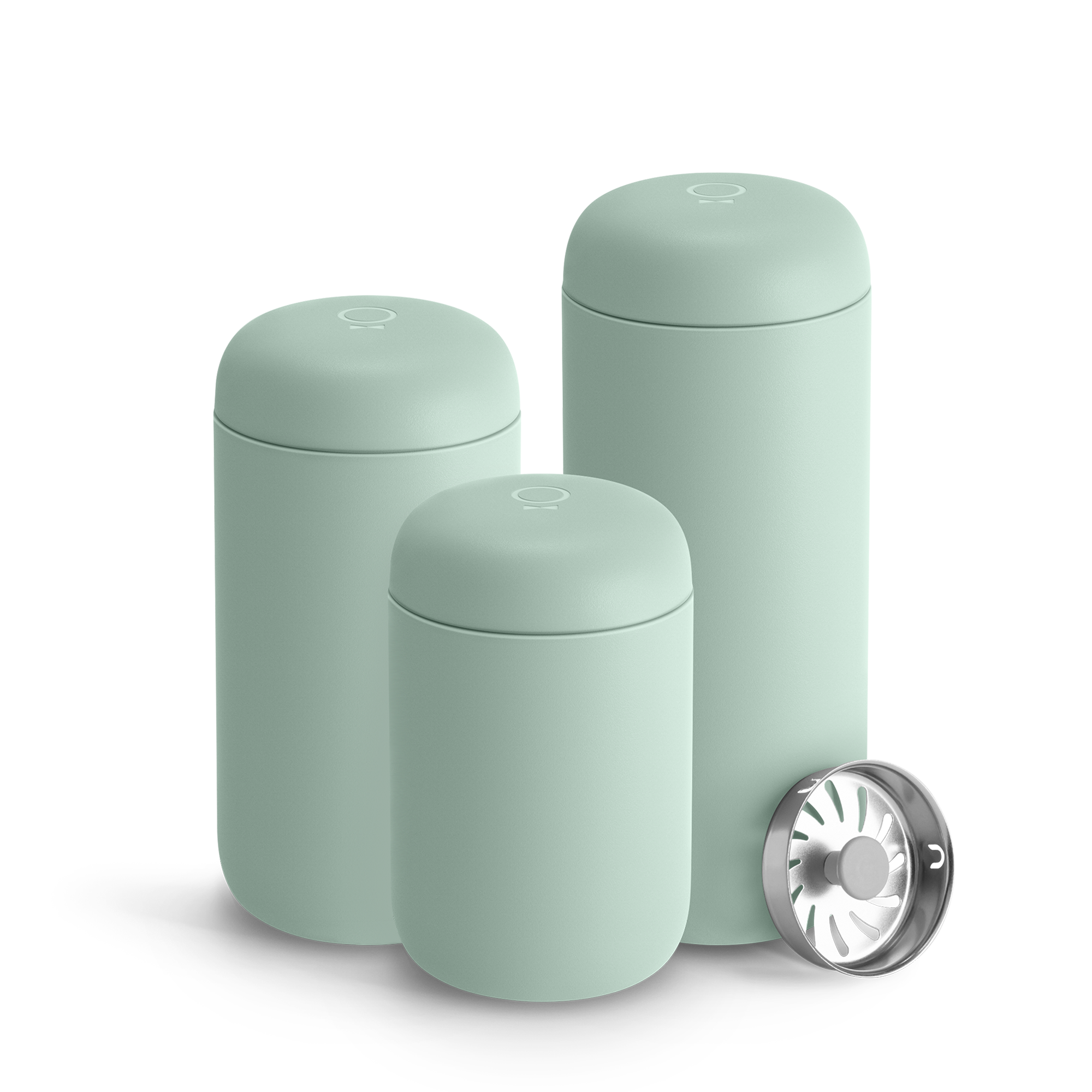 Fellow Carter Move Mug + Splash Guard Clear Coffee Mug Set