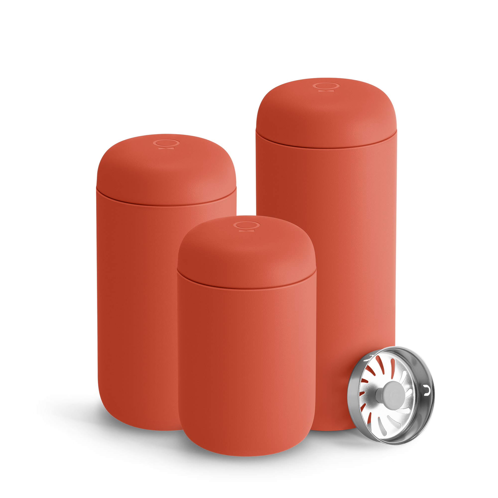 Fellow Carter Move Mug + Splash Guard Clear Coffee Mug Set