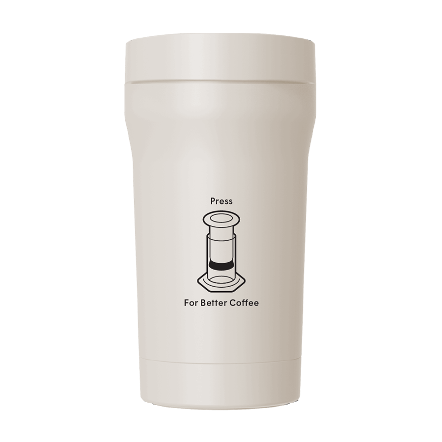 AeroPress Travel Coffee Tumbler - Stainless Steel Clear Coffee Mug Set