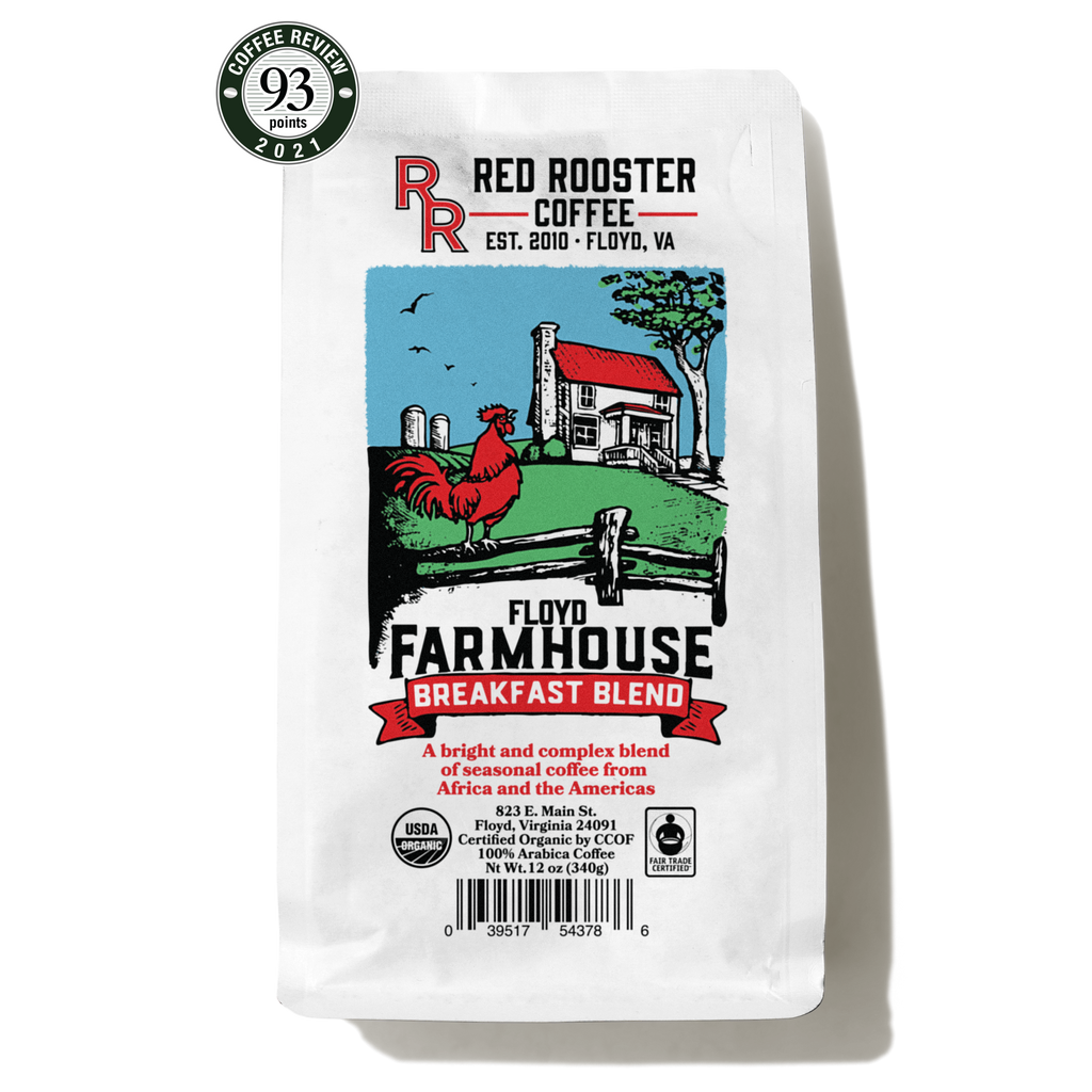 Organic Floyd Farmhouse Breakfast Blend Balanced Craft Coffee Beans