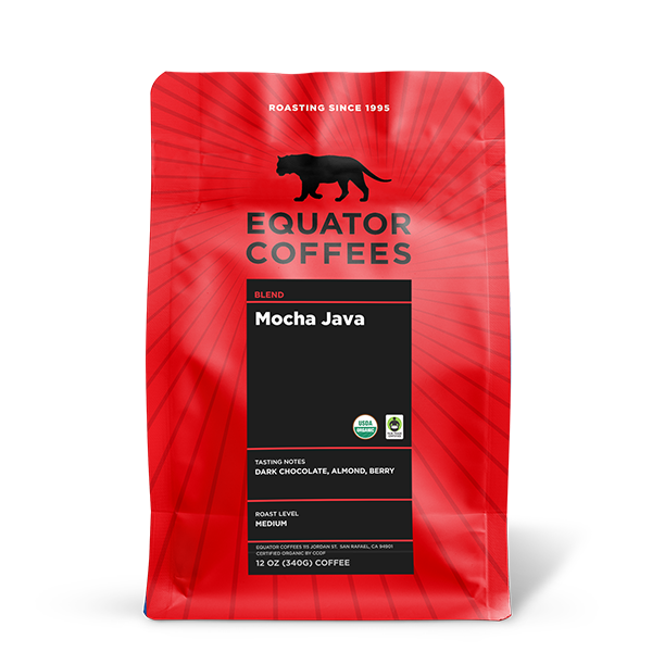 Mocha Java Fair Trade Organic 12 oz Balanced Craft Coffee Beans