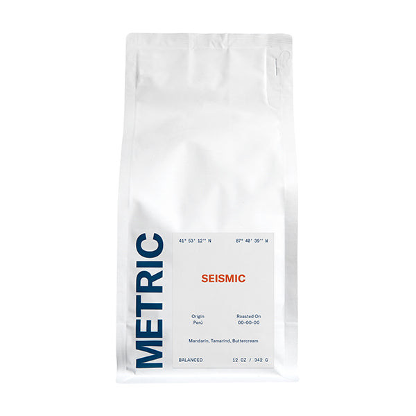 Seismic 12 oz Balanced Craft Coffee Beans