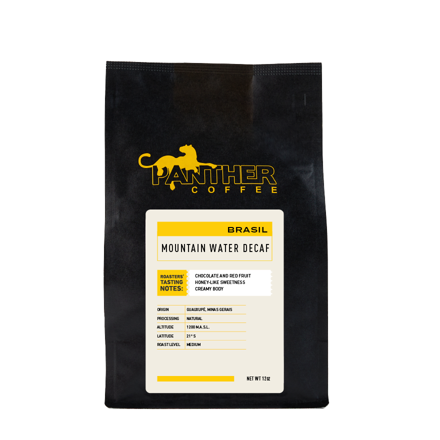 Decaf Mountain Water Brazil 12 oz Rich Decaf Coffee Beans