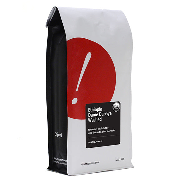 Ethiopia Dame Dabaye Washed (Organic) 12 oz Clean Flavor Specialty Coffee
