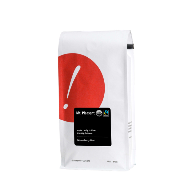 Mt Pleasant Fairtrade Organic 12 oz Balanced Craft Coffee Beans