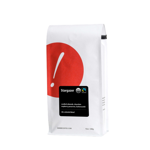 Stargazer Fairtrade Organic 12 oz Balanced Craft Coffee Beans
