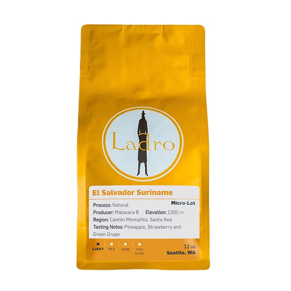 El Salvador Suriname 12 oz Clean Flavor Specialty Coffee