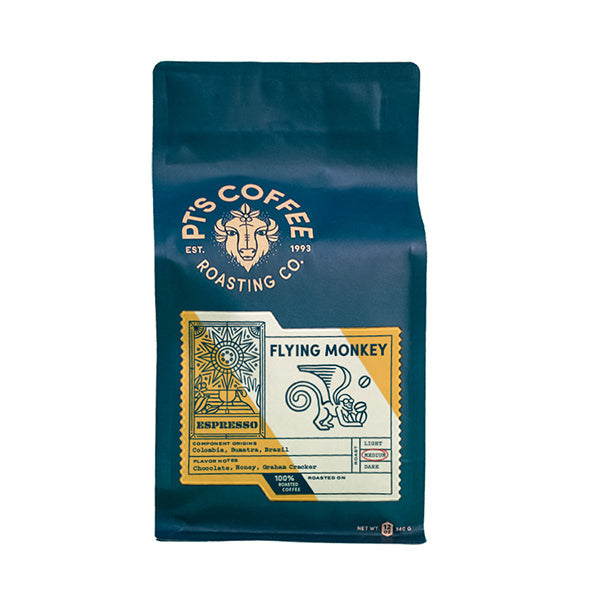 Flying Monkey Espresso 12 oz Bold Espresso Coffee Beans