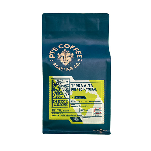Terra Alta Pulped Natural 12 oz Bold Espresso Coffee Beans