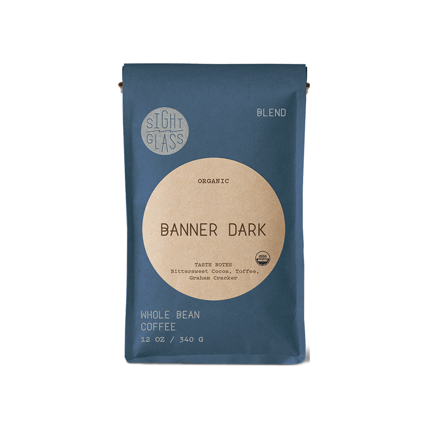 Organic Banner Dark 12 oz Balanced Craft Coffee Beans