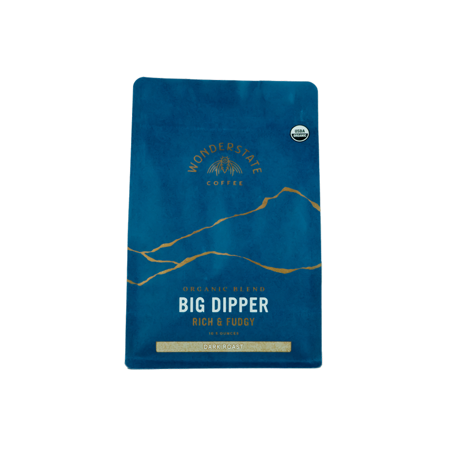 Organic Big Dipper 10.5 oz Bold Espresso Coffee Beans