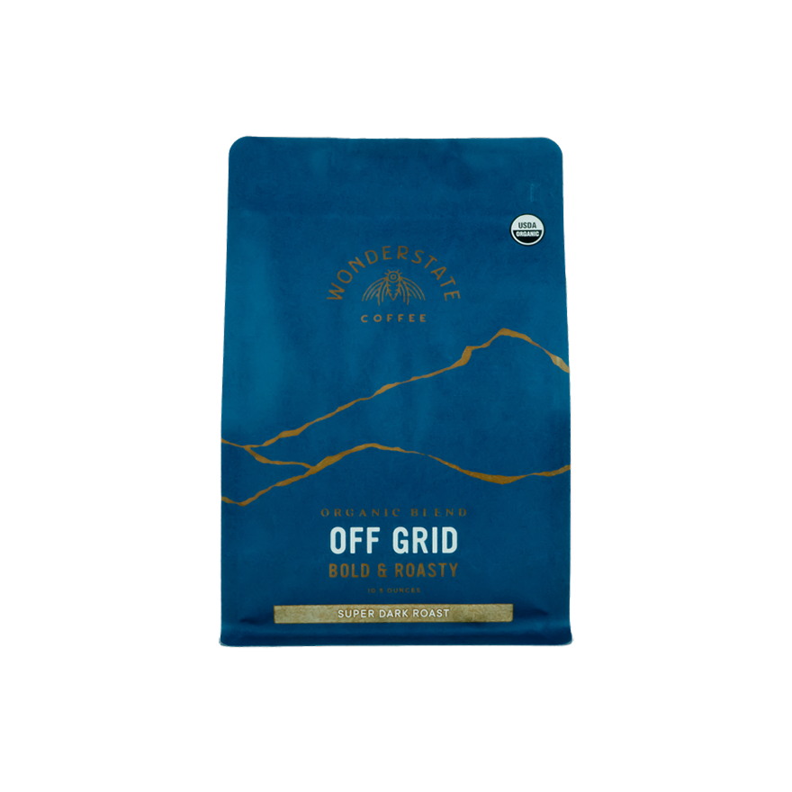 Organic Off Grid Super Dark Roast 1.5 lb Bold Espresso Coffee Beans