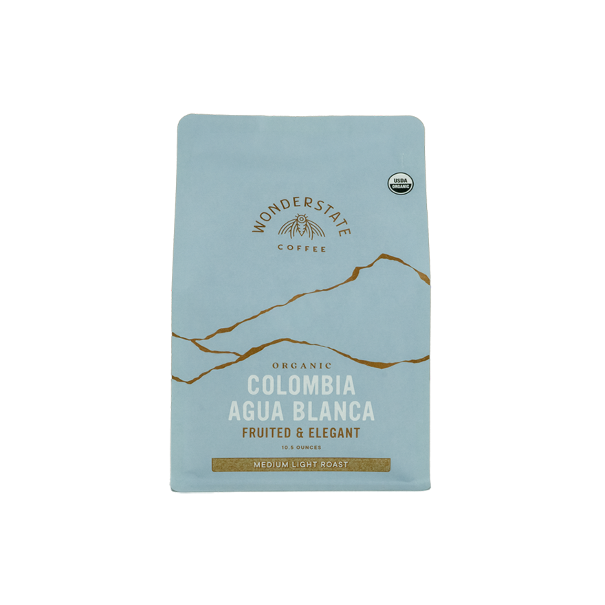 Organic Colombia Agua Blanca 10.5 oz Clean Flavor Specialty Coffee