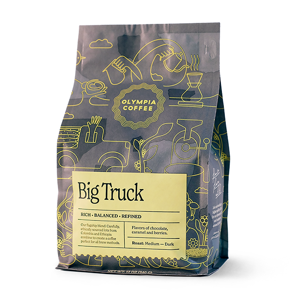 Big Truck 12 oz Bold Espresso Coffee Beans