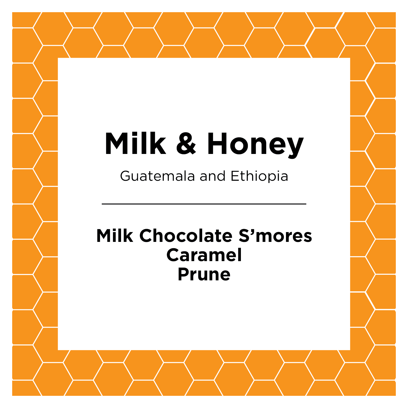 Milk & Honey Premium Whole Bean Coffee