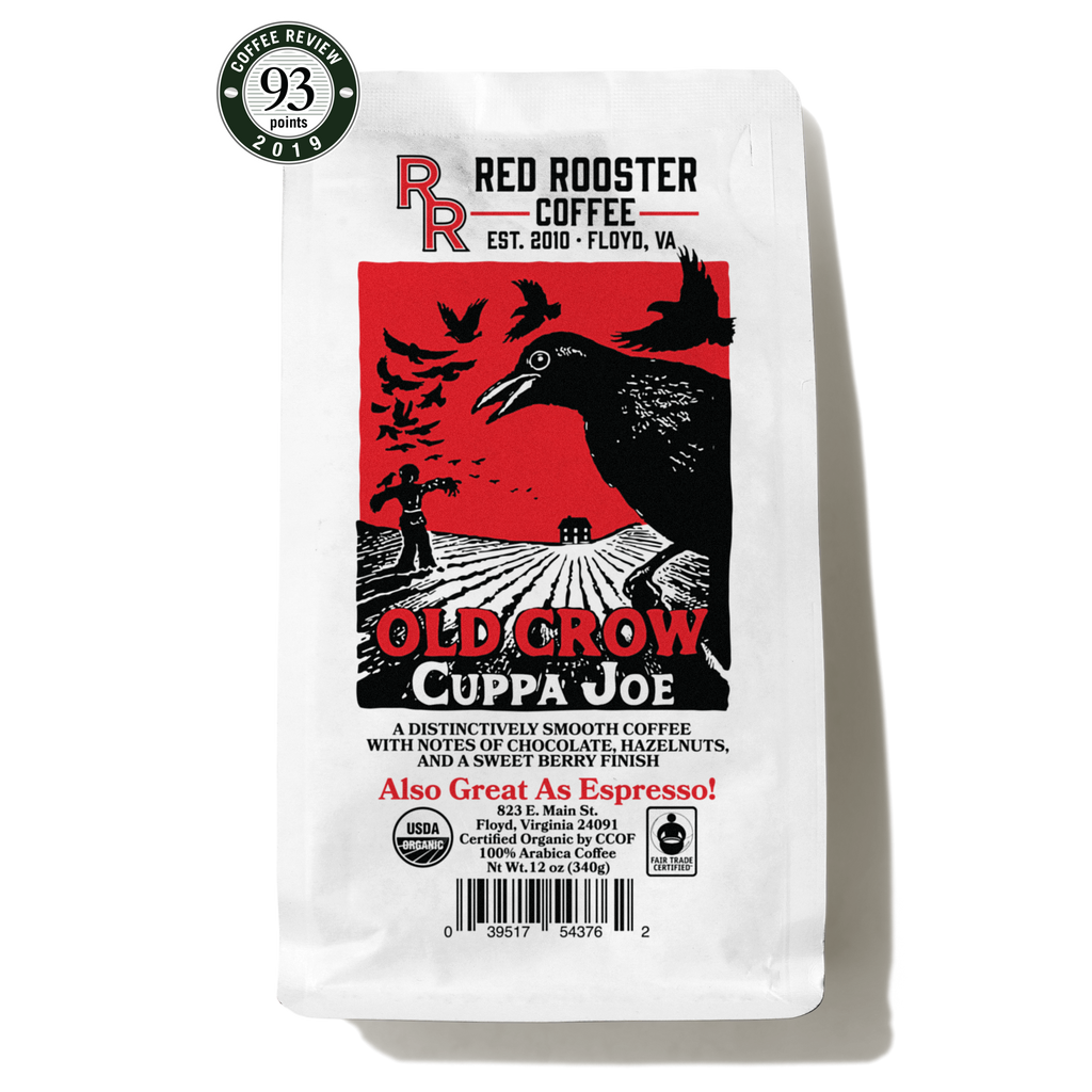Organic Old Crow Cuppa Joe Bold Espresso Coffee Beans