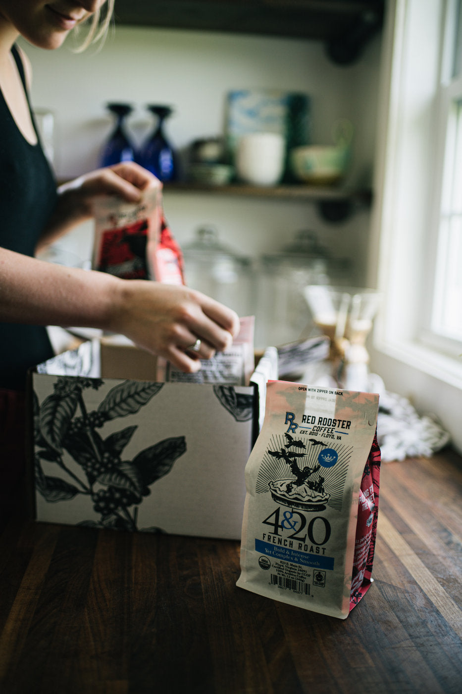 Organic 4&20 French Roast Balanced Craft Coffee Beans