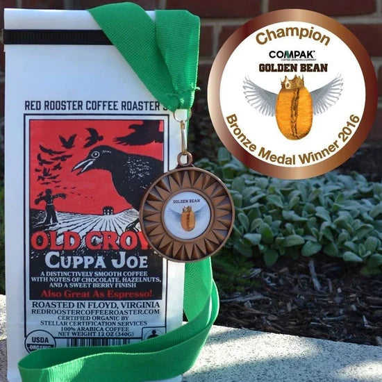 Organic Old Crow Cuppa Joe Bold Espresso Coffee Beans