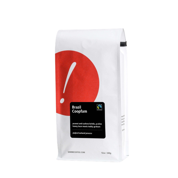 Brazil Coopfam Certified Fairtrade 2 lb Balanced Craft Coffee Beans