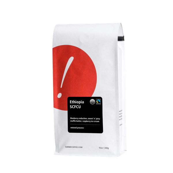 Ethiopia SCFCU Fairtrade Organic 12 oz Clean Flavor Specialty Coffee