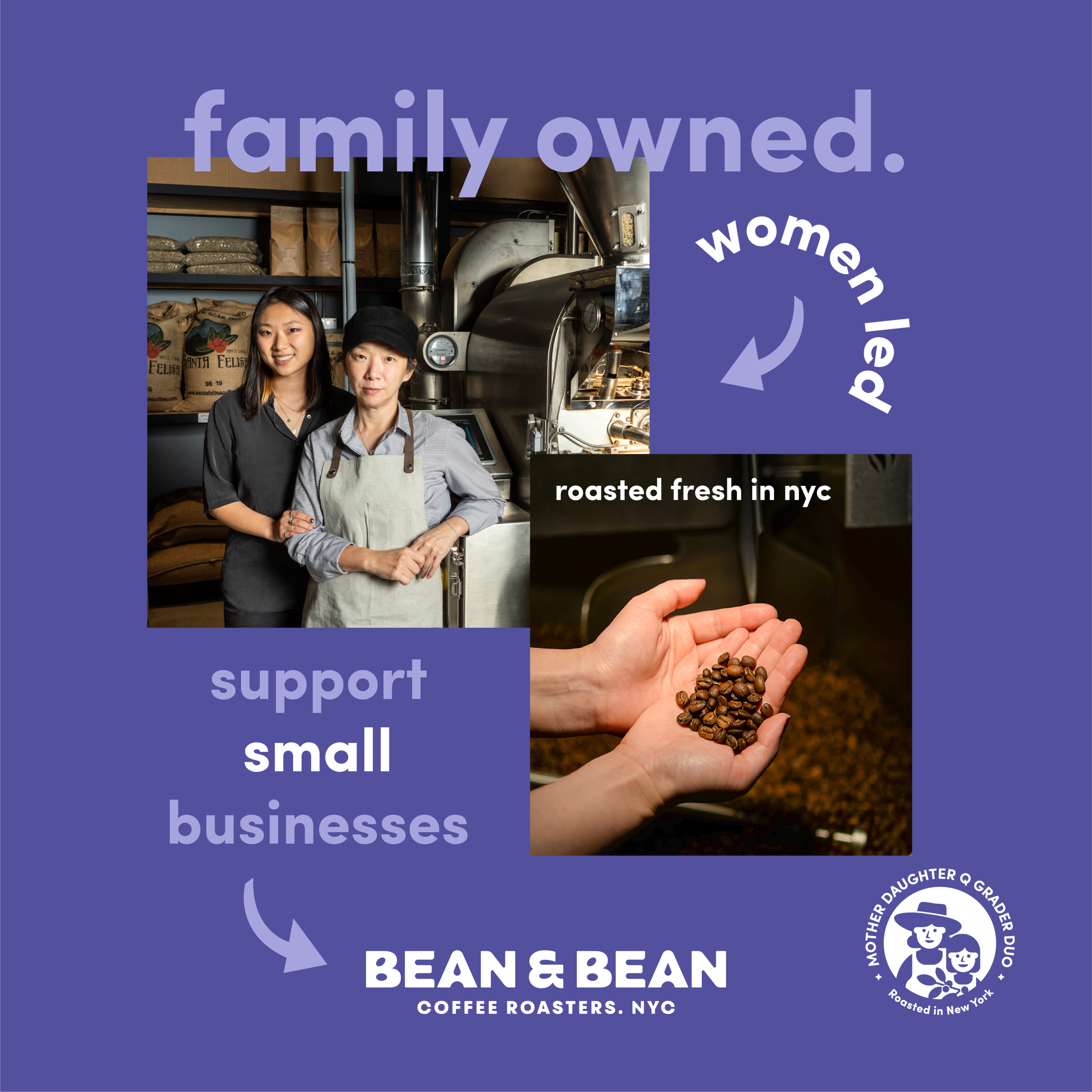Downtown Blend Organic & Fair Trade Bold Espresso Coffee Beans